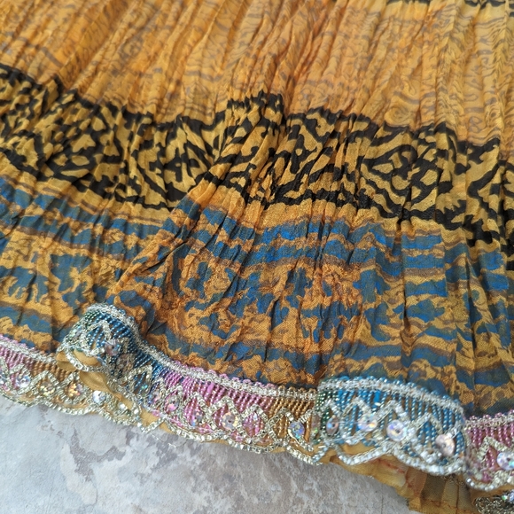 Y2K Denim & Cotton Skirt - Picture 2 of 3